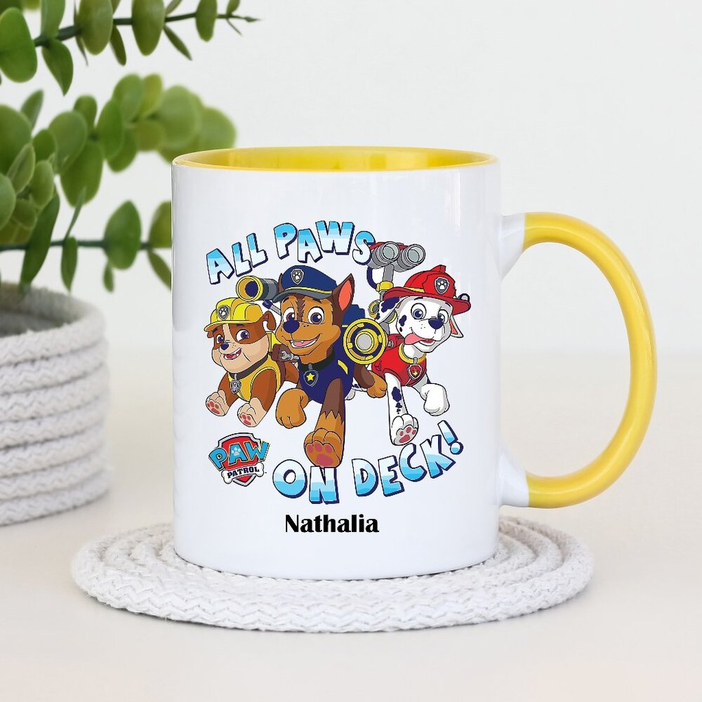 Personalized (optional) Kids Cup, Cartoon Cute Dogs Mug